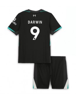 Liverpool Darwin Nunez #9 Dječji Gostujuci Dres kompleti 2024-25 Kratak Rukavima (+ kratke hlače)